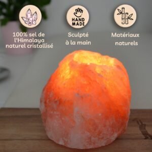 Bougeoir en Cristal de Sel Himalaya Rock 1Kg – Image 4