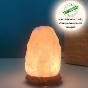 Lampe usb en Cristal de Sel d'Himalaya Rock – Image 5