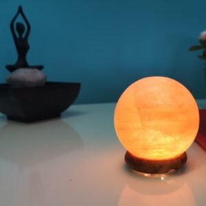 Lampe usb en Cristal de Sel s'Himalaya Sphère – Image 6