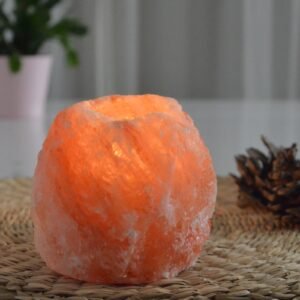 Bougeoir en Cristal de Sel Himalaya Rock 500 gr – Image 6