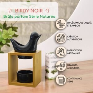 Brûle parfum Série Naturéa - Birdy Noir – Image 2