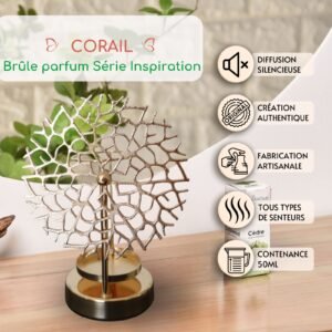 Brûle parfum Série Inspiration - Corail – Image 2