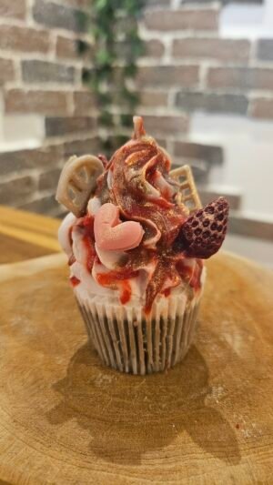 Bougie d'anniversaire Cupcake ( Grande 7 cm)