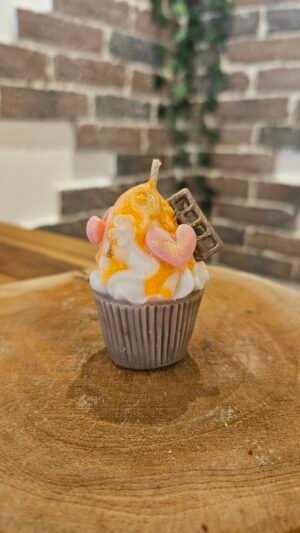 Bougie d'anniversaire Cupcake ( Petite 5 cm)