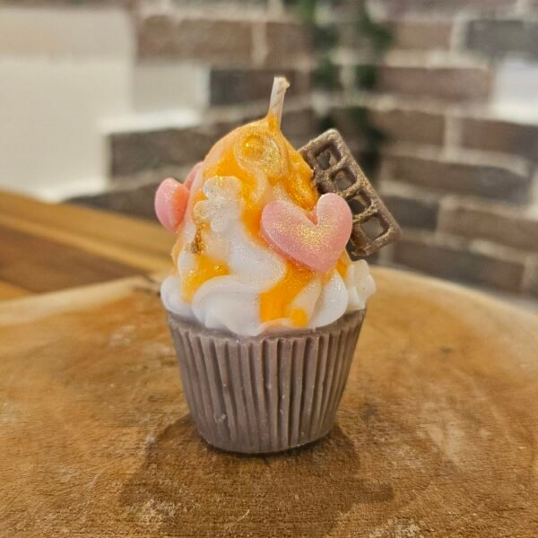Bougie d'anniversaire Cupcake ( Petite 5 cm)