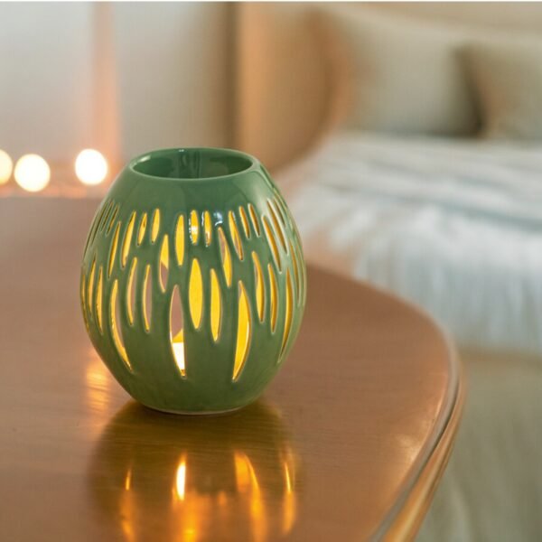 Brûle parfum Série Céramy - Ovali Olive