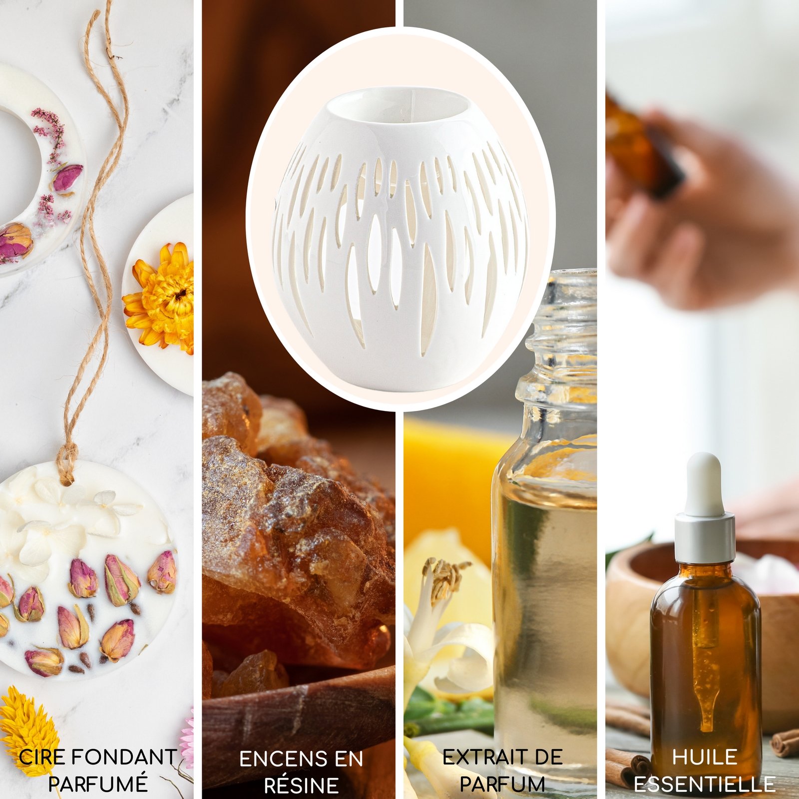 Brûle parfum Série Céramy - Ovali Blanc – Image 4