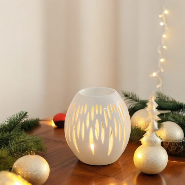 Brûle parfum Série Céramy - Ovali Blanc