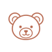Icône représentant un ours Charlie Bears de collection